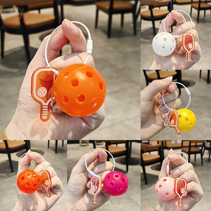 HNKMP Móc khóa bóng Pickle mini trang trí sáng tạo