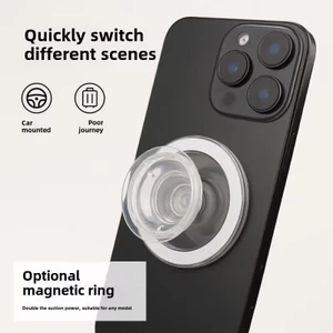 Giá đỡ điện thoại di động gấp từ tính Socket Hỗ trợ vòng an toàn Giá đỡ mở rộng ngón tay