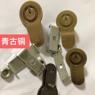 Tấm khóa giả đa năng cho cửa đôi, bạc, vàng, xanh, xám nhạt, đồng, cam, trụ khóa nhiều màu sắc, vàng 2T9Y