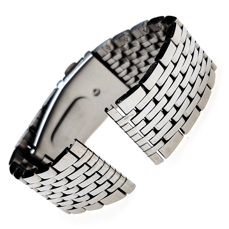 Dây đeo đồng hồ bằng thép không gỉ được đánh bóng 18mm 20mm 22mm Dây đeo đồng hồ bằng thép không gỉ không gỉ đa năng Dây đeo đồng hồ thay thế nam nữ Quà tặng