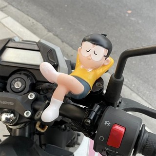 Trang trí Doraemon, xe điện, xe máy, búp bê vẫy tay, trang trí xe máy, xe ngủ nhỏ, phụ kiện nhỏ, pin Nobita