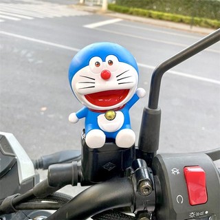 Trang trí Doraemon, xe điện, xe máy, búp bê vẫy tay, trang trí xe máy, xe ngủ nhỏ, phụ kiện nhỏ, pin Nobita