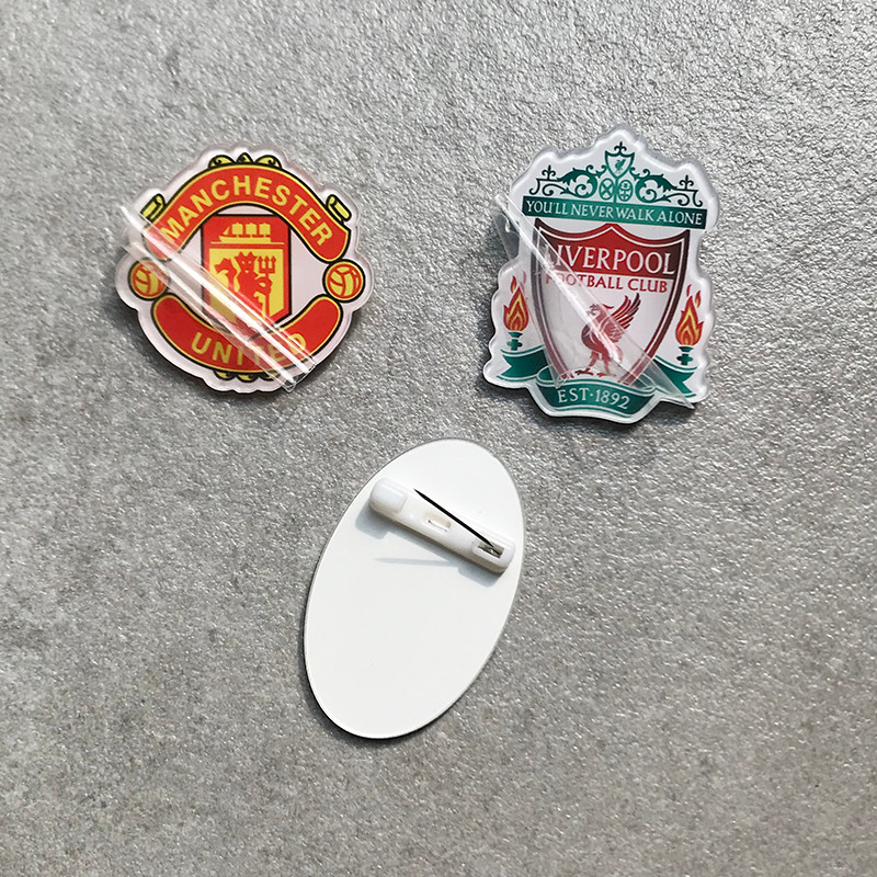 Câu Lạc Bộ Bóng Đá Logo Ký Trâm Liverpool Arsenal Manchester United Biểu Tượng Huy Hiệu Acrylic Chelsea Pin Cho Người Hâm Mộ Bóng Đá