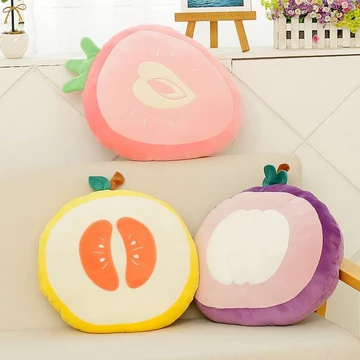 Gối trái cây hoạt hình cho ghế sofa, gối nhỏ, gối tròn, gối tựa đầu giường, gối ngủ văn phòng, gối tựa lưng ô tô