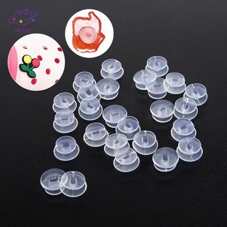 HFTOY 25 Chiếc Nút Trong Suốt Phụ Kiện Cho DIY Sandal Giày Quyến Rũ Trang Trí Trang Sức ~