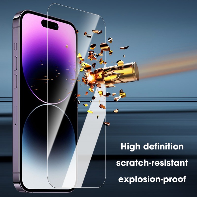 Phim Chống Trầy Xước Dễ Dàng Lắp Đặt Cho IPhone 16 Series - Phim Kính Cường Lực Chống Vỡ - HD Clear Full Cover Bảo Vệ Màn Hình