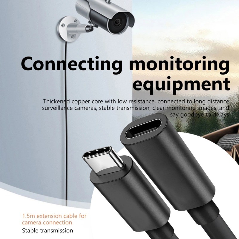 Cáp nối dài USB Male sang Type C cao cấp - Đầu nối âm thanh và truyền dữ liệu bền bỉ - Cáp sạc di động tốc độ cao