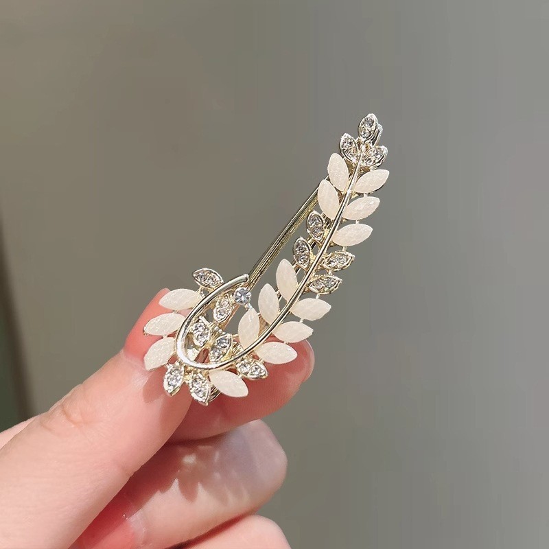 Kẹp Tóc Mauropoli Phong Cách Mới với Chiếc Opal Lúa Mì - Sản Phẩm Cao Cấp và Tinh Tế