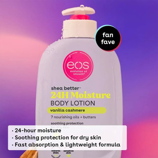Sữa dưỡng thể dưỡng ẩm EOS Shea Better 24H 473ml Vanilla Cashmere