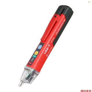 Máy kiểm tra điện áp AC không tiếp xúc cầm tay UNI-T Hình chữ V ~ Máy dò cảnh báo có báo động âm thanh và ánh sáng và đèn pin LED