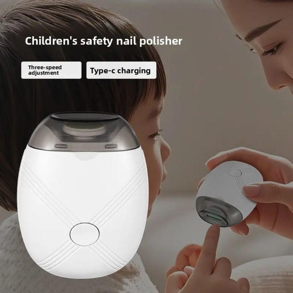 Máy mài móng 2 trong 1 sạc lại, tông đơ cắt móng tự động mini có đèn LED, chăm sóc móng