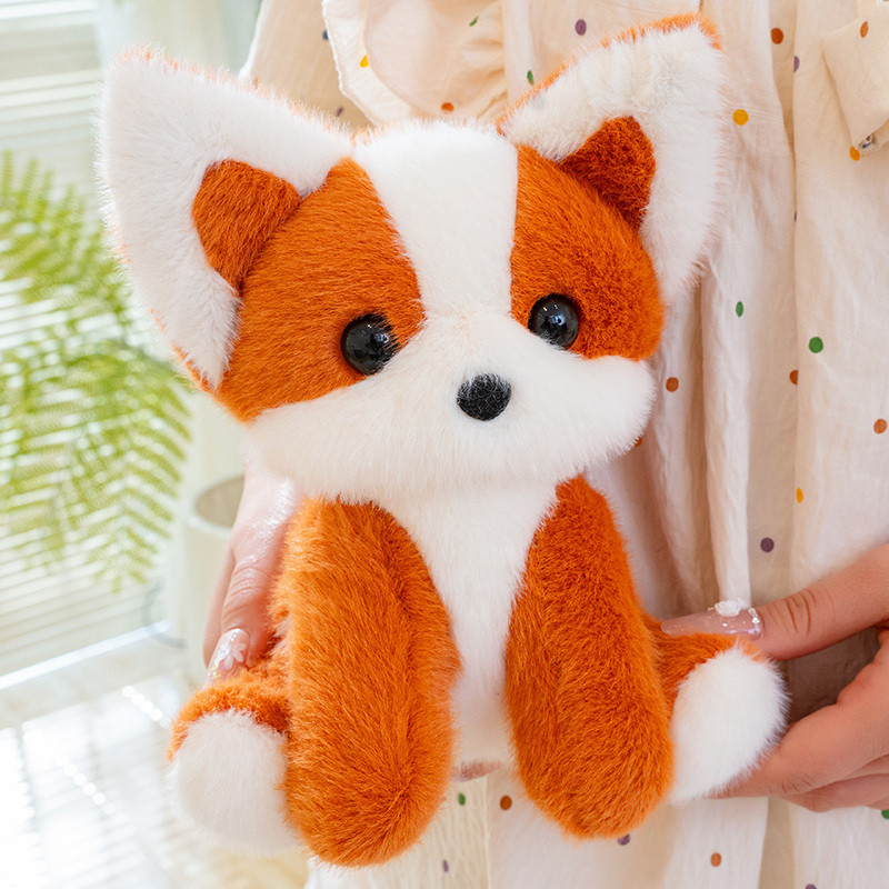 Rytanda Cáo Búp Bê Mô Phỏng Dễ Thương Mèo Gối Chó Husky Mềm Động Vật Đồ Chơi Trẻ Em Làm Dịu Bạn Gái Sinh Nhật Quà Tặng Giáng Sinh Trang Trí Phòng Ngủ