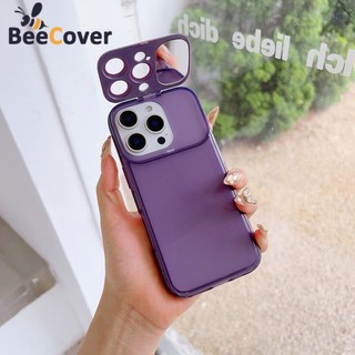 [Beecover] Ốp Gương Lật Màu Tím Cho IPHONE 16 15 14 13 12 11 PRO MAX X XS XR XSMAX 7 8 + Plus SE 2020 / 2022 Vỏ FGJZ