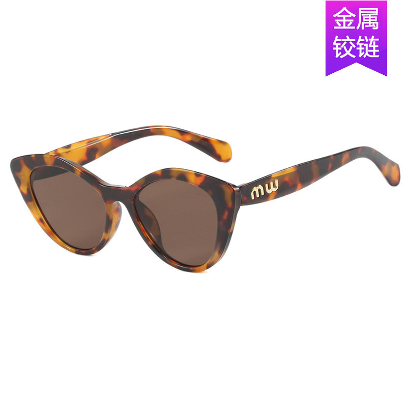 Xu hướng thời trang Kính râm mắt mèo Retro Chống tia cực tím Kính râm Unisex Tấm che nắng Kính râm cao cấp UV400