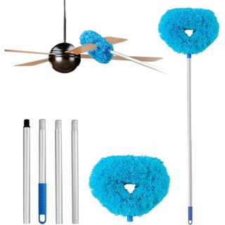 Quạt Trần Bụi Có Thể Tái Sử Dụng Quạt Trần Microfiber Quạt Bụi Có Thể Tháo Rời Duster Với Cực Nối Dài Điều Chỉnh 33 cm Đến 126 cm Để Vệ Sinh Tường Giá Sách Cửa Nội Thất có thể điều chỉnh