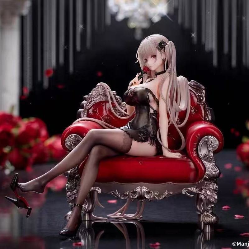 Azur Lane [Phiên bản Nhật Bản] Đồ khô, ghế sofa được sơn đầy đủ, nhân vật kỷ niệm hoa hồng đáng gờm, đồ chơi thời thượng Muse