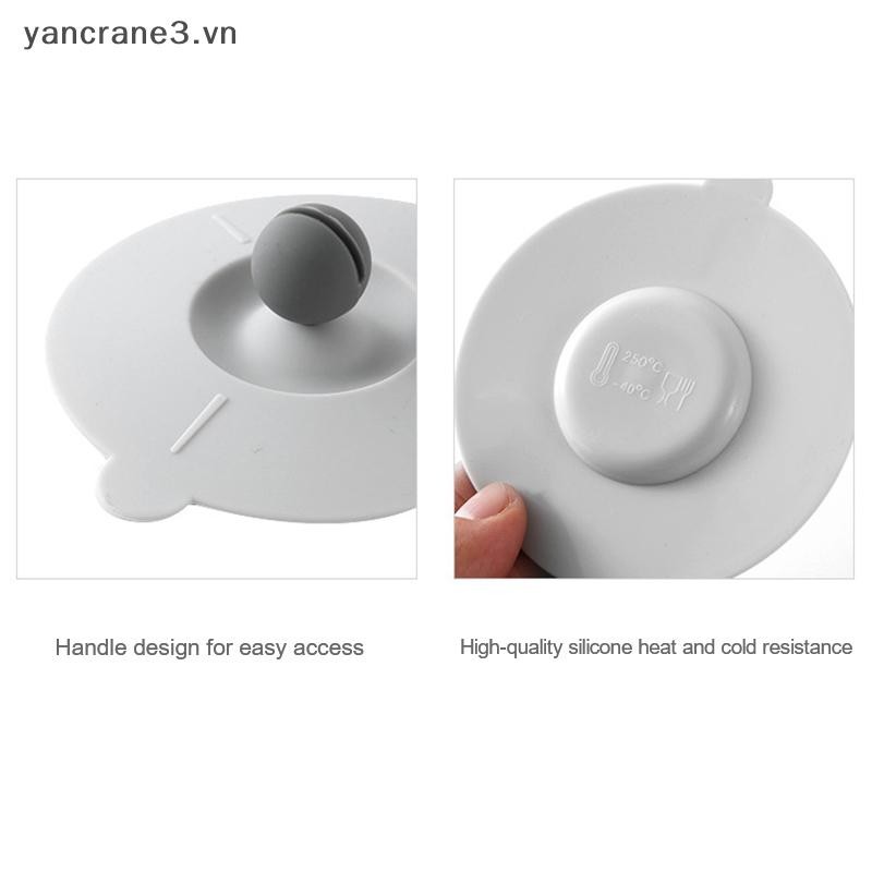 {YAN3} Nắp cốc silicon có thể tái sử dụng Vỏ cốc hút kín dễ thương Chống bụi Trà chống rò rỉ Nắp cà phê Nắp cốc Phụ kiện cốc {yancrane3.vn}