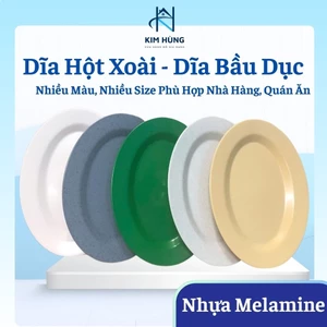 Đĩa Nhựa Melamine Hình Bầu Dục – Dĩa Hột Xoài Đủ Size, Nhiều Màu Sang Trọng