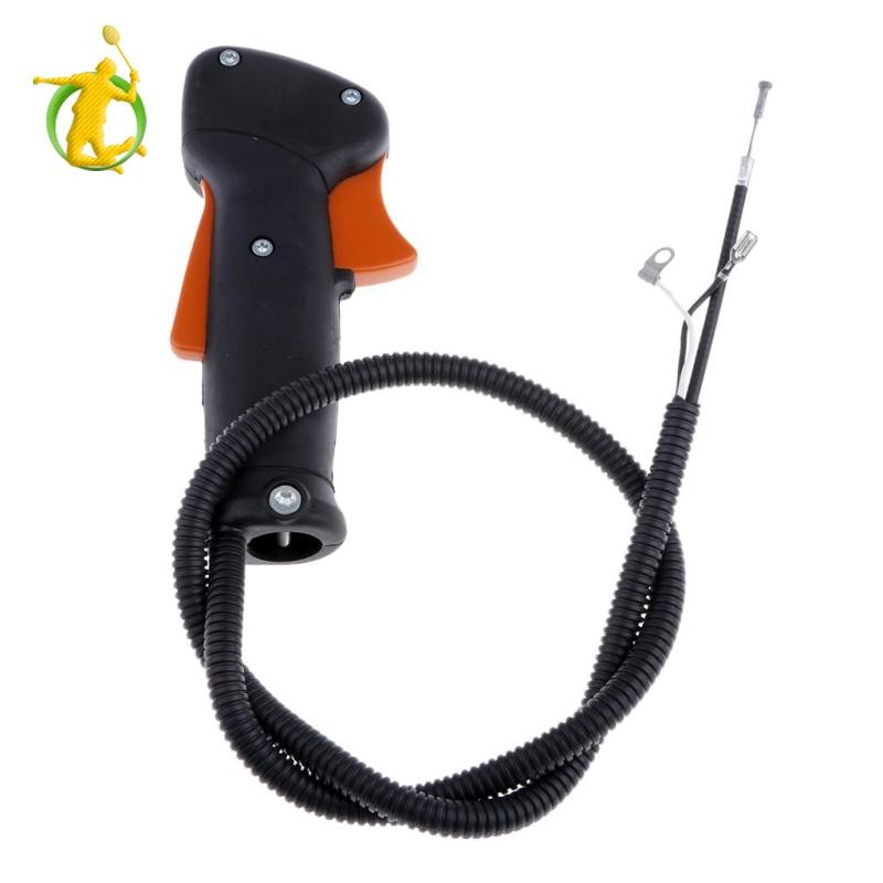 Bộ tay cầm đòn bẩy điều khiển cáp ga, thay thế cho máy cắt cỏ chạy xăng điện FS120 FS250