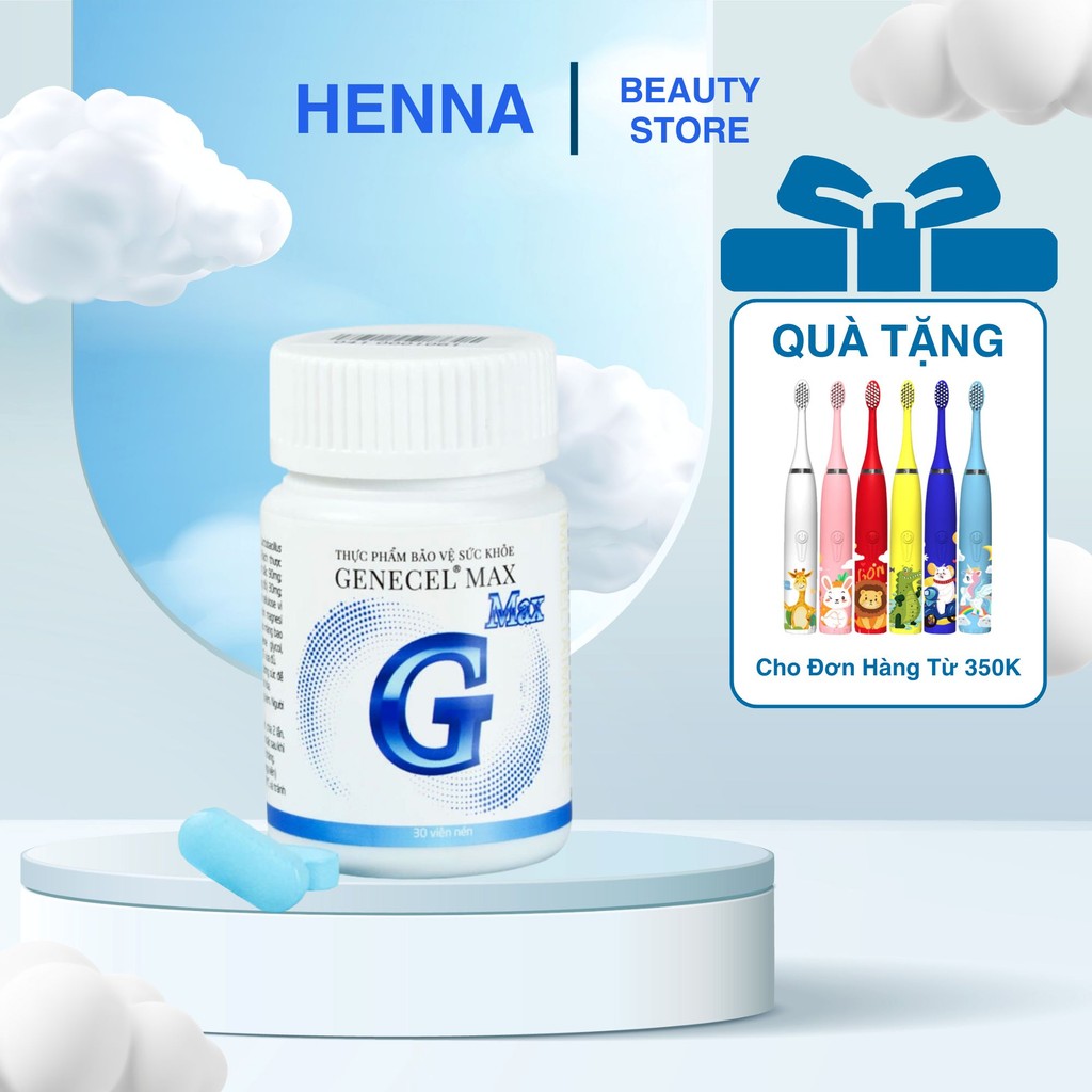 Thực Phẩm Hỗ Trợ Tăng Sức đề Kháng GENECEL MAX Hỗ Trợ Chống Oxy Hóa, Hỗ ...