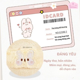 Bông phấn phủ lông nhung hình thú cao cấp GECOMO - Tạo lớp nền mịn lì, tự nhiên