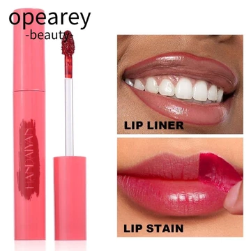 OPEAREY Lip Stain Peel Masque, Vỏ hình xăm chống chuyển 6 màu, Son mờ chống thấm nước lâu trôi Tatoo