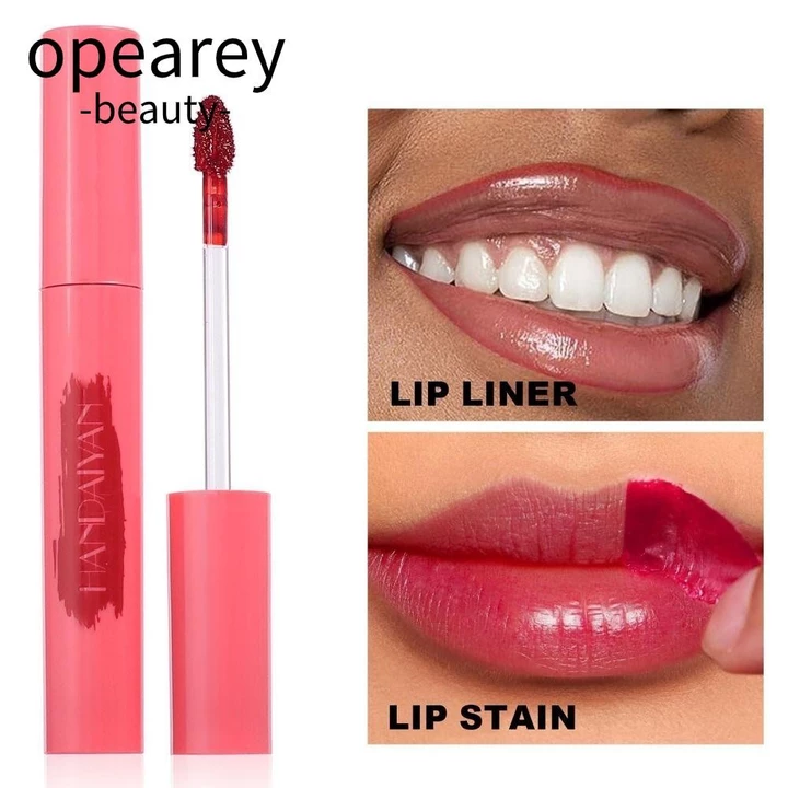 OPEAREY Lip Stain Peel Masque, Vỏ hình xăm chống chuyển 6 màu, Son mờ chống thấm nước lâu trôi Tatoo