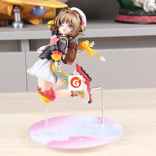 20cm Thẻ Captor Sakura Anime Kỷ Niệm 25 Năm Sakura Kinomoto Tỉ Lệ 1 / 7 Pvc Hình