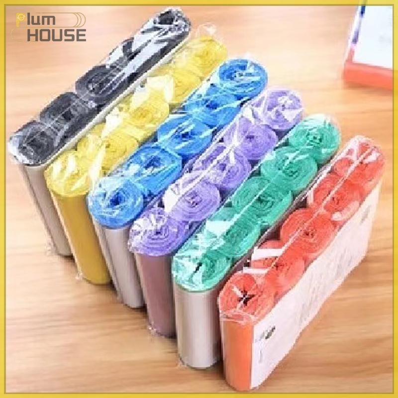 PlumHOUSE 5 Cuộn 1 Gói 100 Chiếc Hộ Gia Đình Dùng Một Lần Túi Đựng Rác Nhà Bếp Bảo Quản Túi Rác Vệ Sinh Túi Rác Túi Nhựa VN