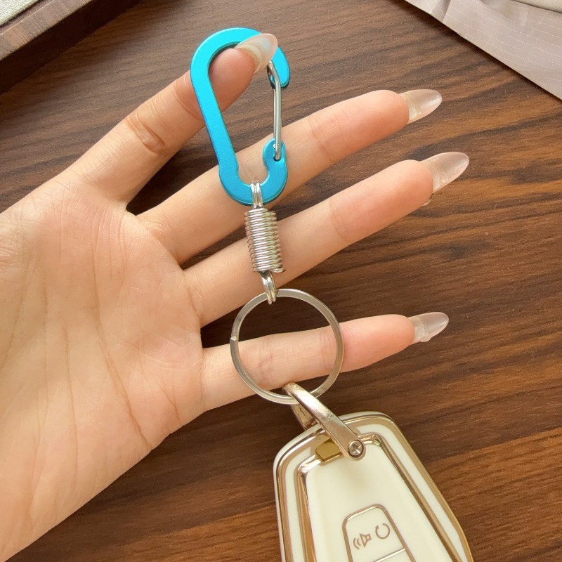1 / 2 / 3 / 4 Móc khóa kim loại cầm tay đơn giản - Carabiner chất lượng cao - Hợp kim kẽm bền