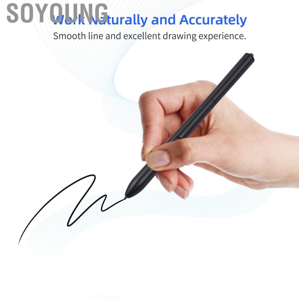 Soyoung Bút Pen Vẽ Soyoung-VN tương thích với VINSA VIN1060PLUS 2 Nút có thể tùy chỉnh Kỹ thuật số được sử dụng để vẽ và vẽ tranh