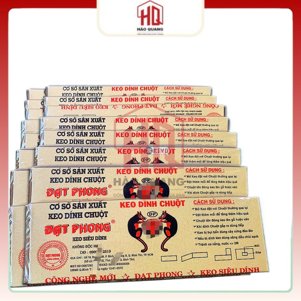 Keo Dính Chuột Đạt Phong – Dính Chắc, Không Độc Hại – Dùng Trong Nhà & Ngoài Trời