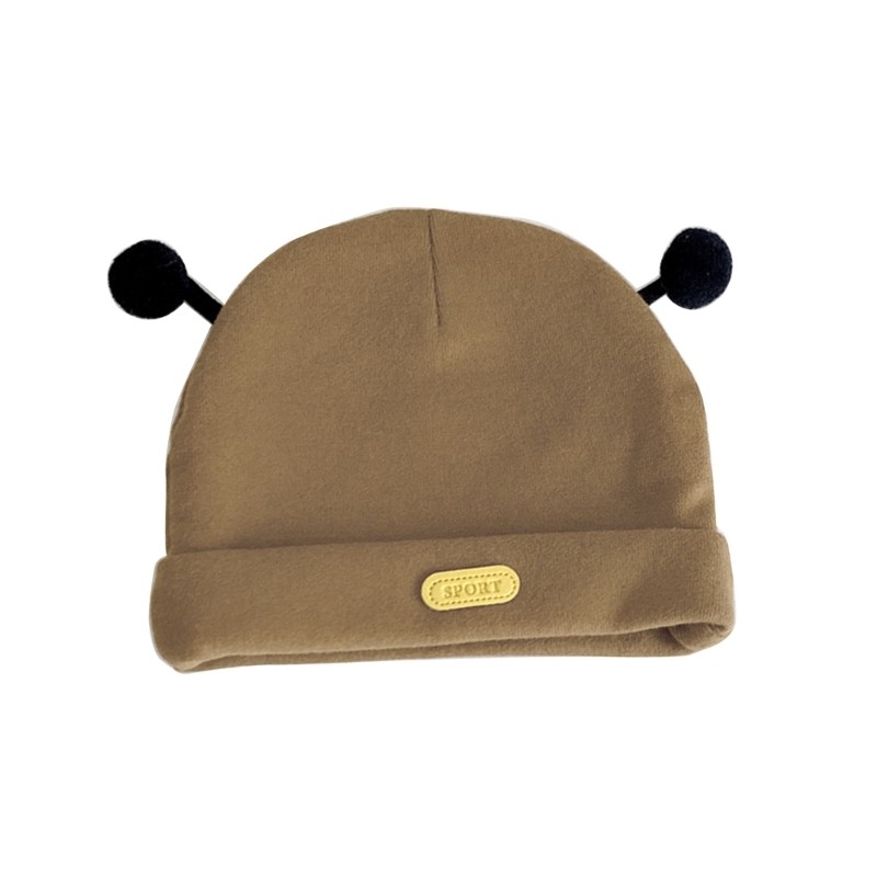 Innlike1 Mũ bệnh viện sơ sinh Mũ beanie ấm áp thoải mái cho bé trai bé gái 0-12 tháng tuổi Chống gió mềm mại thoáng khí cho bé Bonn