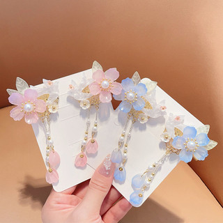 Kẹp Tóc Hoa Trung Quốc Ngọc Trai Trang Trí Ánh Sáng Sang Trọng Tinh Tế Barrettes Phụ Kiện Sinh Nhật Sân Khấu Đảng Kiểu Tóc Làm