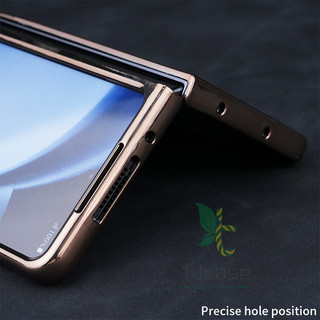 Vỏ da hạt rồng mạ điện Samsung Galaxy Z Fold 7 Z Fold 6 Z Fold 5 / 4 / 3 Vỏ mạ siêu mỏng
