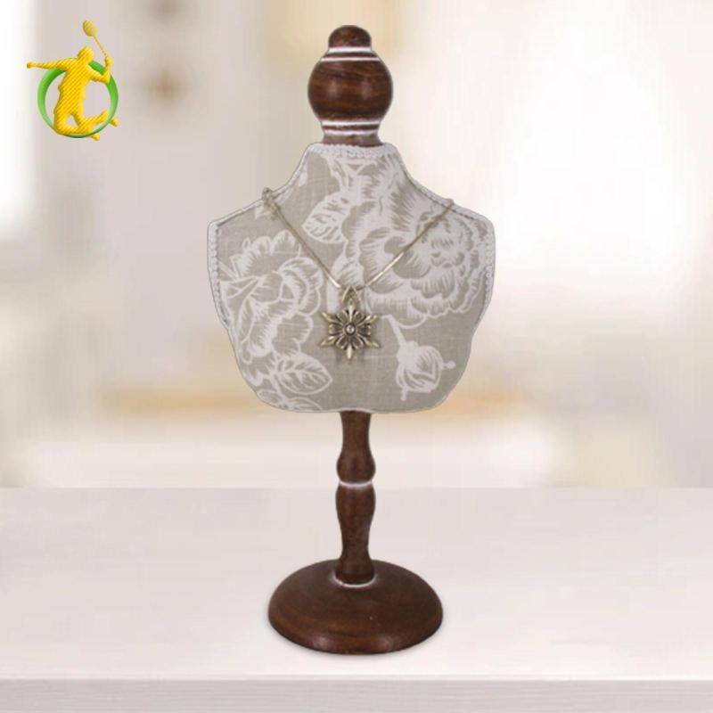 Vòng Cổ Bảo Quản Giá Đỡ Trang Sức Thanh Lịch Mannequin Họa Tiết Hoa Trang Trí Dây Chuyền Trang Sức Tổ Chức Cho Mặt Bàn