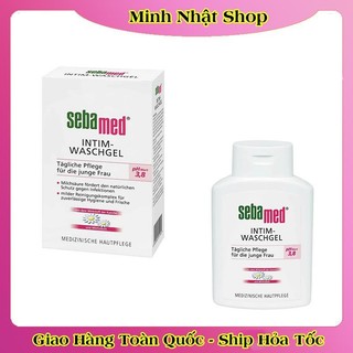 Dung dịch vệ sinh phụ nữ SEBAMED pH3.8 200ml làm sạch nhẹ nhàng an toàn chính hãng - Hàng nội địa Đức
