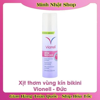 Xịt khử mùi và kháng khuẩn vùng bikini Vionell Đức - Date mới đủ bill