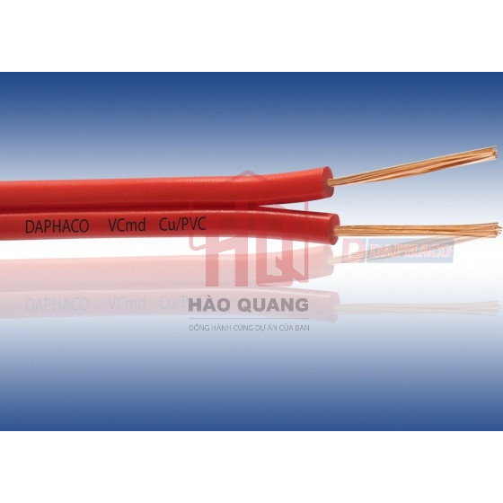 [Mét] Dây điện đôi Daphaco 2x24 (24T) – Lõi đồng nguyên chất