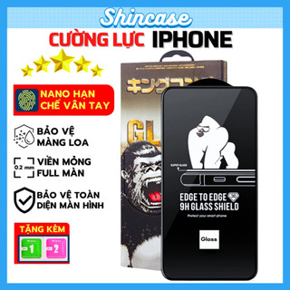 Kính Cường Lực iPhone KK Trong Suốt 4D Cao Cấp Full Màn - iP 6/6s/7/8/Plus/X/XS/XR/11/12/13/14/15/16/17/Pro/Max/Mini/Air