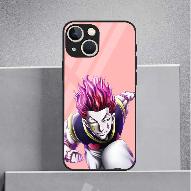 Hunter x Hunter hisoka 07 Vỏ Điện Thoại Kính Cho IPhone 16 15 14 13 12 11 Pro XR XS Max Plus Mini X XR 8 7 6s SE2 / 3