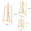 GREAT 30cm / 40cm / 50cm Giá để bàn, Giá vẽ gỗ có thể gập lại có thể điều chỉnh, Giá đỡ trưng bày tranh nghệ thuật nhẹ cầm tay Nghệ sĩ