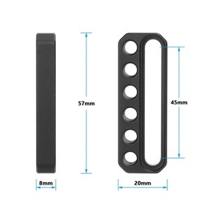 VUI VẺ Tấm Phô Mai Đa Năng Tấm Đế Máy Ảnh Với 1 4Inch-20 Chủ Đề Nối Dài Cho Máy Ảnh Phoubltography Video Accesso