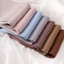 Khăn lụa VVDZA, Khăn choàng chống nắng voan màu trơn, Thời trang mềm mại dài sáng voan Hijab che mặt ngoài trời