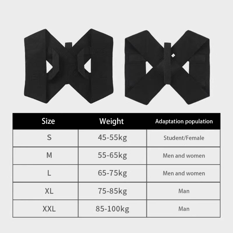 Cinnan Unisex Tư Thế Tập Dây Đeo Vai Có Thể Điều Chỉnh Giảm Đau Cổ