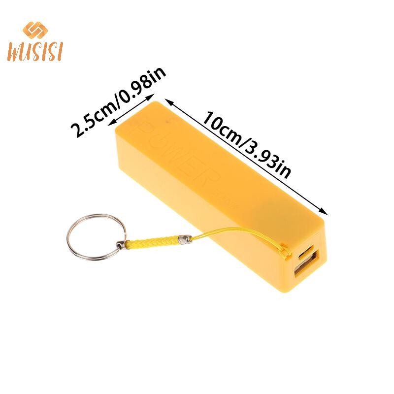 [WUSISI] Bộ Pin Sạc Di Động Cho Ốp Lưng DIY Box Protable Nhiều Màu Sắc Stroage Box MỚI