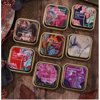 JIANWU Cổ Bùn Hương Thơm Series Vintage Hộp Sắt Chất Liệu Cắt Dán Mực In Inkpad Sáng Tạo DIY Tạp Chí Văn Phòng Phẩm
