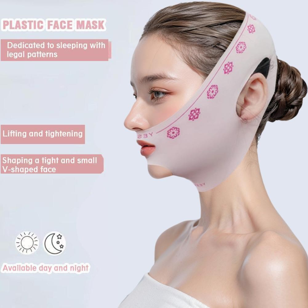 Mặt nạ nâng cơ tạo hình Soug V cho ngày và đêm Dụng cụ chăm sóc da O7y1