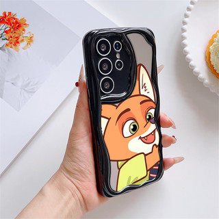 Ốp Gương Họa Tiết Kem Cặp Đôi Nick Và judy Cho TECNO Infinix HOT 20 30 30I 9 20I 12 50 PRO PLAY NOTE 40 SMART 6PLUS 7 6HD 8 50PRO SPARK GO 2025 GT10PRO CAMON ZERO Vỏ NYJM