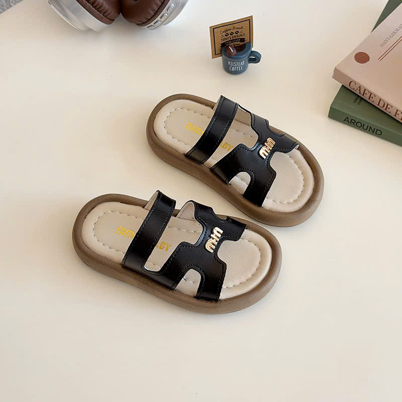 sandal bé gái dép lê cho bé trai da PU bóng mềm êm chân chống trượt QCCC full box cho bé từ 1 tuổi MG Baby V7755